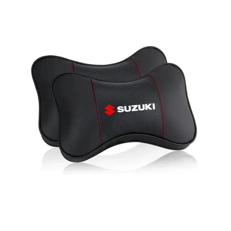 Poduszka na zagłówek samochodowy 2szt. -  Suzuki - Czarny.webp