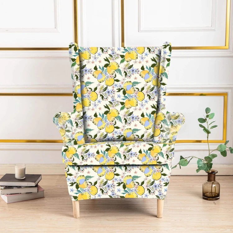 ELASTYCZNY POKROWIEC NA FOTEL USZAK IKEA - Citron.jpg