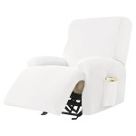Aksamitny - welurowy pokrowiec na fotel rozkładany relaks -  WHITE GLOVE.jpg