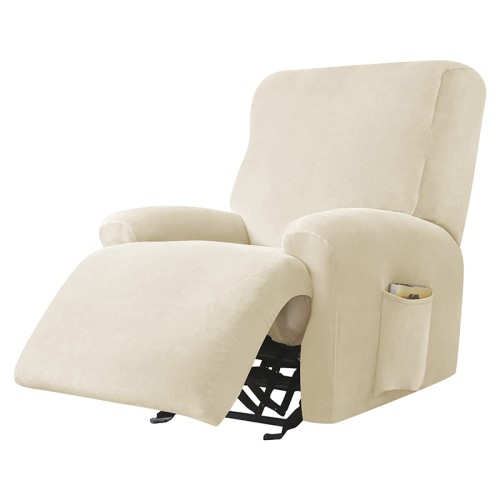 Aksamitny - welurowy pokrowiec na fotel rozkładany relaks -  CORAL REEF.jpg
