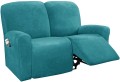Aksamitny - welurowy pokrowiec na fotel rozkładany relaks -  AQUEOUS - 2s.jpg