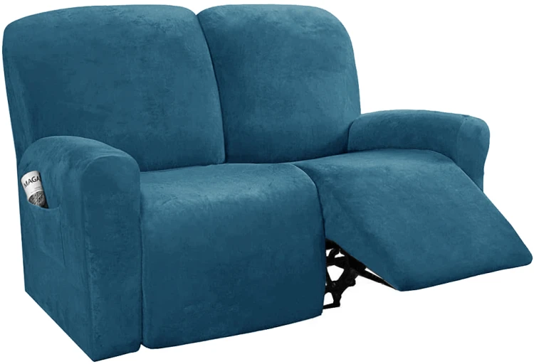 Aksamitny - welurowy pokrowiec na fotel rozkładany relaks -  NAVAL PASSAGE - 2s.jpg