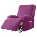 Aksamitny - welurowy pokrowiec na fotel rozkładany relaks -  PURPLE PERIL.jpg