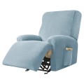 Aksamitny - welurowy pokrowiec na fotel rozkładany relaks -  BRIGHT CHAMBRAY.jpg