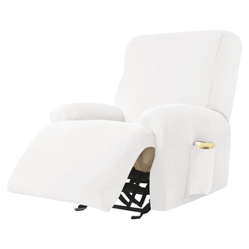 Aksamitny - welurowy pokrowiec na fotel rozkładany relaks -  WHITE GLOVE.jpg