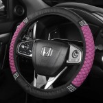 Pokrowiec na kierownice - Glamour - 37-38cm - Fioletowy