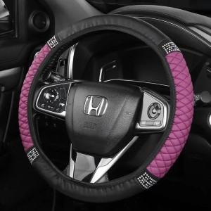 Pokrowiec na kierownice - Glamour - 37-38cm - Fioletowy