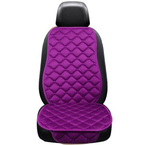 Welurowy pokrowiec na fotel samochodowy przedni - Caro - PURPUROWY