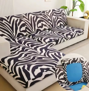Pokrowiec na siedzisko rogówki - narożnika - Zebra