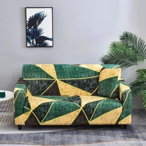 Pokrowiec na kanapę - sofę - GREEN YELLOW