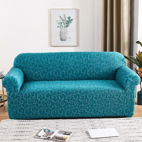 Stylowy - pałacowy pokrowiec na kanapę - sofę - MORSKI.jpg