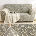 Stylowy - pałacowy pokrowiec na kanapę - sofę - SZARY JASNY.jpg