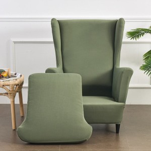 POKROWIEC NA FOTEL USZAK - GŁADKI - WOJSKOWA ZIELEŃ