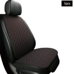 Pokrowce na fotele samochodowe przednie - CZARNO-CZERWONE