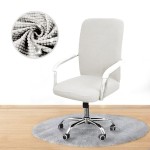 POKROWIEC NA FOTEL BIUROWY - ŻAKARDOWY - KOŚĆ SŁONIOWA