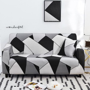 Pokrowiec na kanapę IKEA - CZARNO BIAŁY