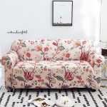Pokrowiec na kanapę z gumką  IKEA - CZERWONE PĄKI