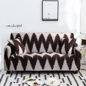 Pokrowiec na kanapę z gumką  IKEA - TAJEMNICZY ZYGZAK