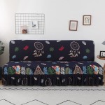 Pokrowiec na wersalkę finkę długi z falbanką - INDIAŃSKI