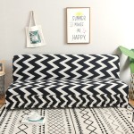 Pokrowiec na wersalkę finkę długi z falbanką - ZYGZAK