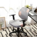 Pokrowiece na krzesło fotel obrotowy - SZARY FOREST.jpg
