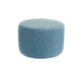 Pokrowiec na mały okrągły podnóżek - pufę IKEA - NIEBIESKI.jpg