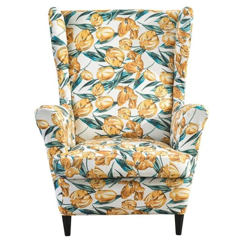 Pokrowiec na fotel uszak IKEA - ZŁOTE PĄKI.jpg