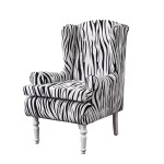 Pokrowiec na fotel uszak hotelowy bankietowy - ZEBRA
