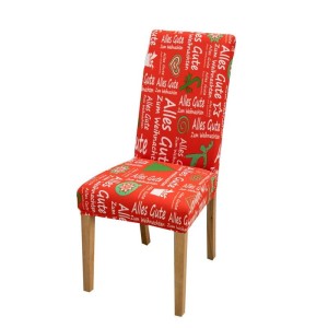 Świąteczny pokrowiec na krzesło - ALLES GUTE