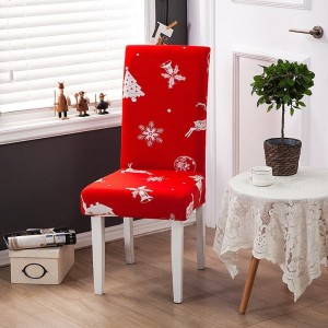 Świąteczny pokrowiec na krzesło - DZWONKI