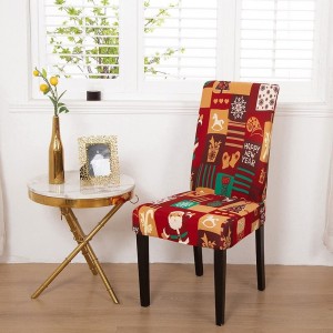 Świąteczny pokrowiec na krzesło - HAPPY NEW YEAR