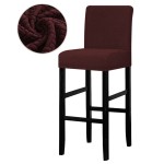 Żakardowy pokrowiec na krzesło barowe - hotelowe - HEATH