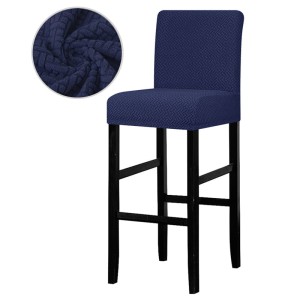 Żakardowy pokrowiec na krzesło barowe - hotelowe - ROYAL CURTSY