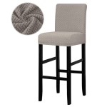 Żakardowy pokrowiec na krzesło barowe - hotelowe - ELEPHANT CUB