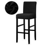 Żakardowy pokrowiec na krzesło barowe - hotelowe - BLACK SHEEP