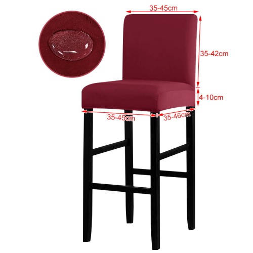 Elastyczny pokrowiec na krzesło barowe - hotelowe - CHERRYWOOD.jpg