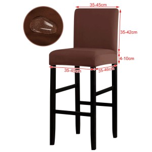 Elastyczny pokrowiec na krzesło barowe - hotelowe - BOCK