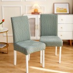 Żakardowy pokrowiec na krzesło  - Meandry - CHINESE JADE