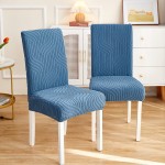 Żakardowy pokrowiec na krzesło wodoodporny - Meandry - GOOD SAMARITAN