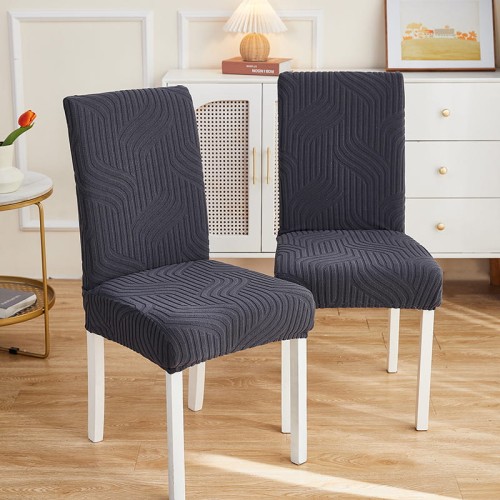 Żakardowy pokrowiec na krzesło wodoodporny - Meandry - IN THE DARK.jpg