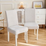 Żakardowy pokrowiec na krzesło wodoodporny - Meandry - SUBTLE TOUCH