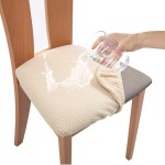 Żakardowy pokrowiec na siedzisko krzesła - kratka - SOUTH PEAK