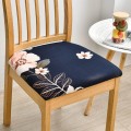 ELASTYCZNY POKROWIEC NA SIEDZISKO KRZESŁA DO KUCHNI - JADALNI - SALONU - Royal Blue Blossom.jpg