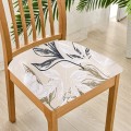 ELASTYCZNY POKROWIEC NA SIEDZISKO KRZESŁA DO KUCHNI - JADALNI - SALONU - Wiosenne Kwiaty II.jpg