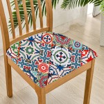 ELASTYCZNY POKROWIEC NA SIEDZISKO KRZESŁA DO KUCHNI - JADALNI - SALONU - Colorful Tiles.jpg