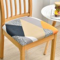 ELASTYCZNY POKROWIEC NA SIEDZISKO KRZESŁA DO KUCHNI - JADALNI - SALONU - Triangles.jpg