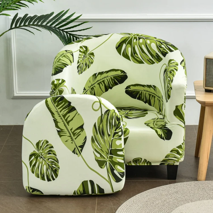 Pokrowiec na fotel klubowy - Monstera.jpg