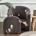 Pokrowiec na fotel klubowy - Brown Magnolia.jpg
