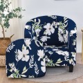 Pokrowiec na fotel klubowy - Blue Magnolia.jpg