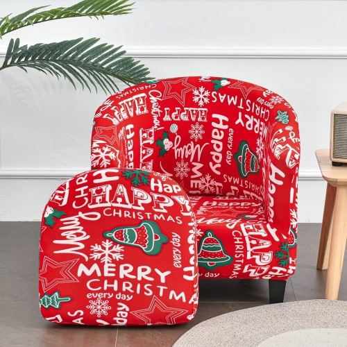 Pokrowiec na fotel klubowy - Christmas.jpg